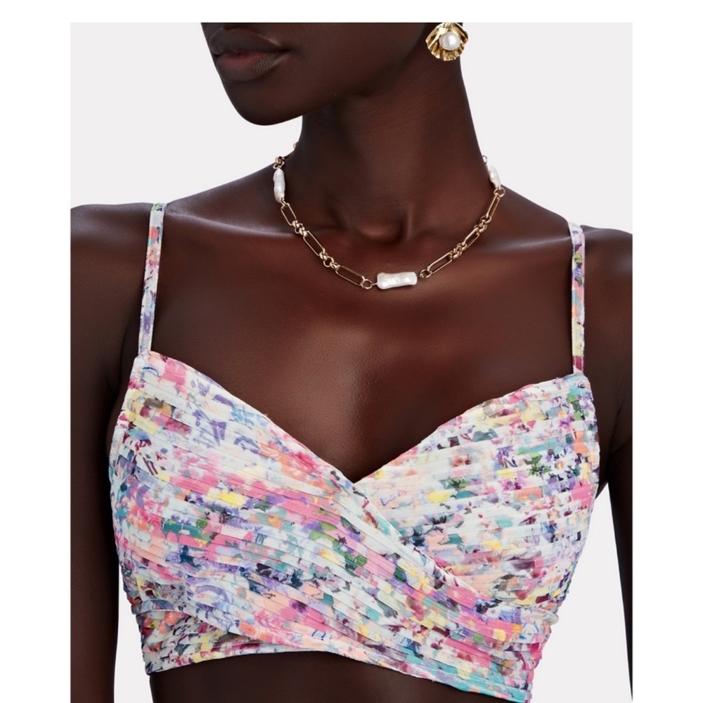 NWT Rococo Sand Lelia Floral Crop Top